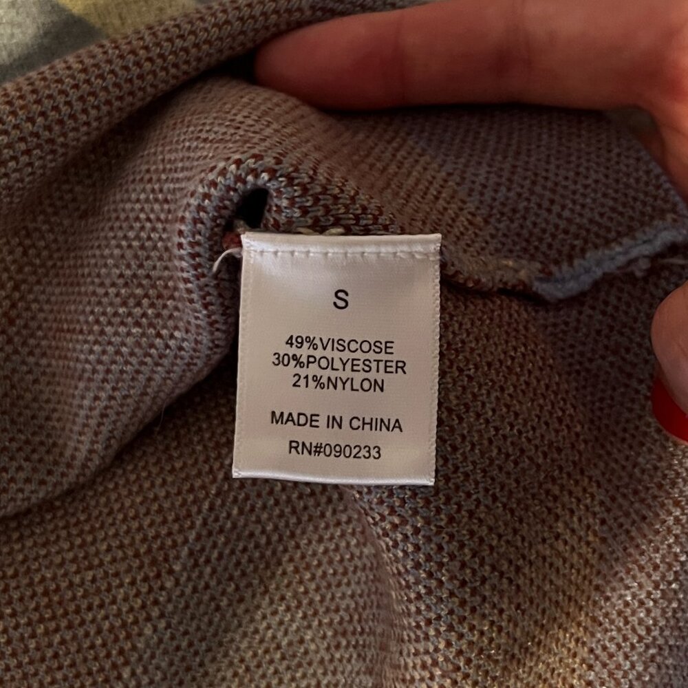 Kendall & Kylie - Cropped Sweater Cardigan / Size Small - Picture 5 of 5